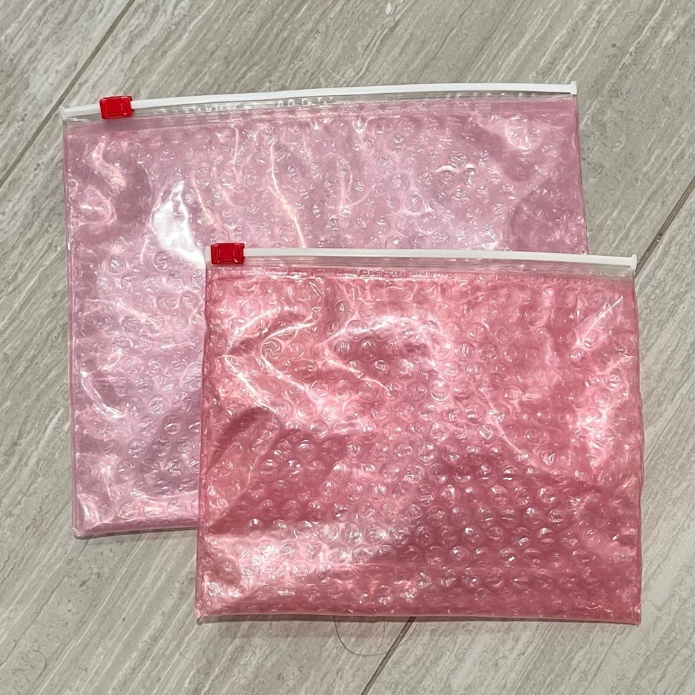 Glossier Bubble Pouch Makeup Bags